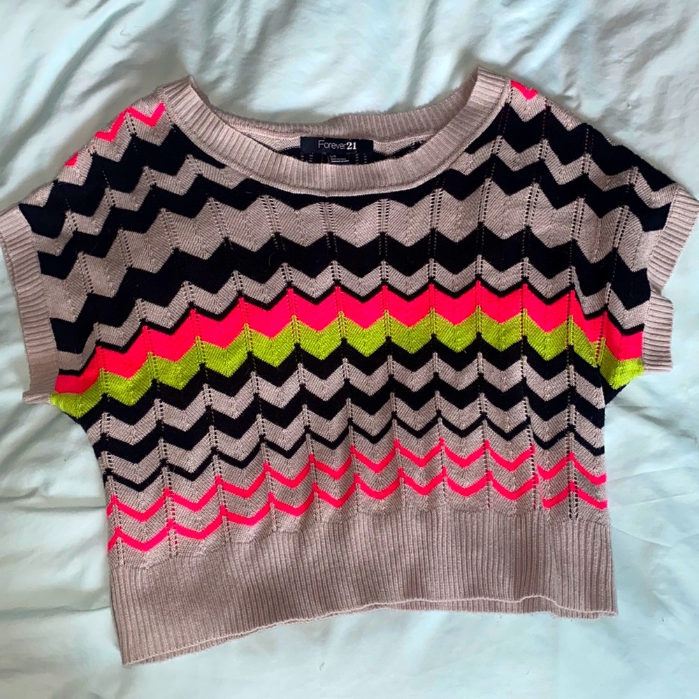 Striped Forever21 Knit Sweater